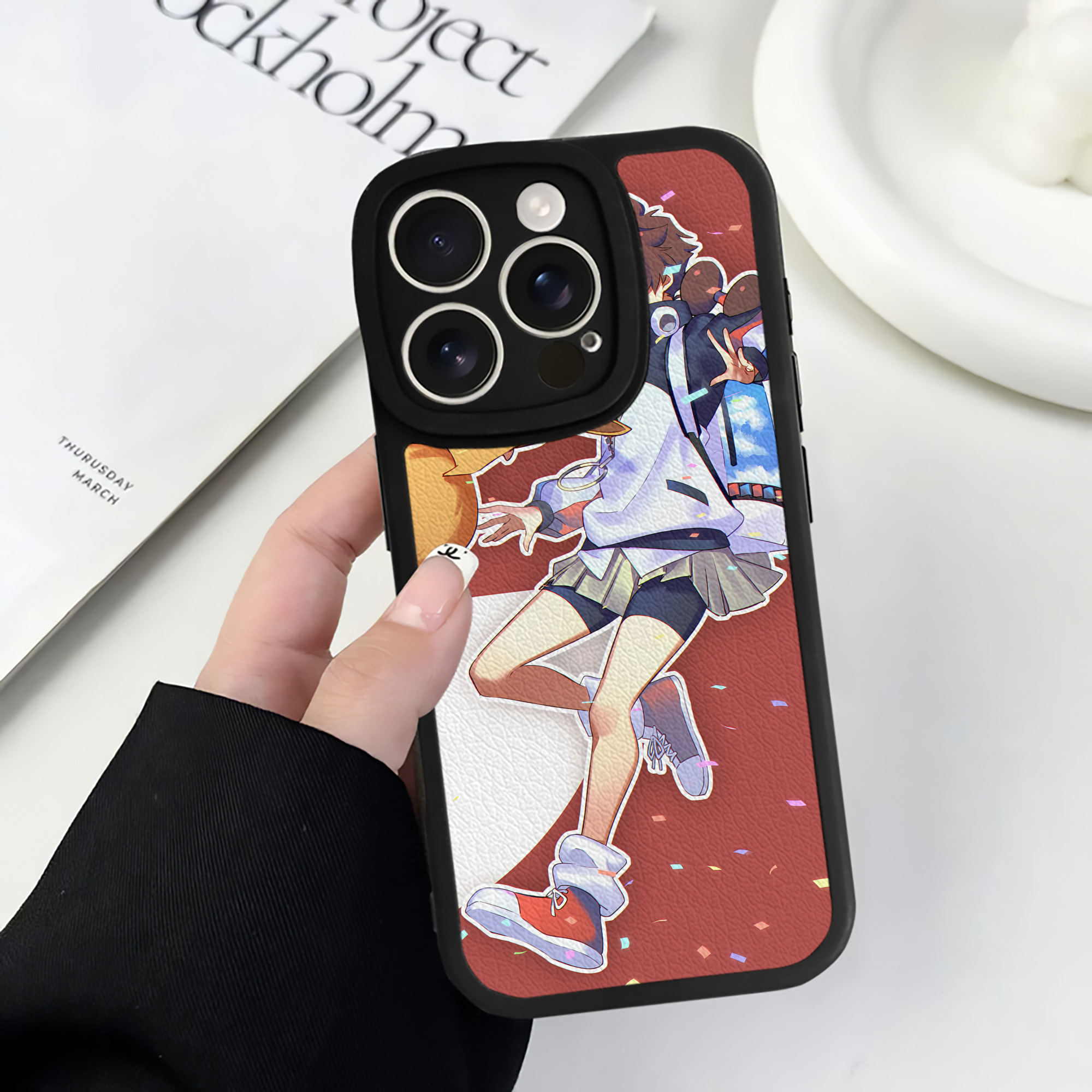 （画像用） ポケットモンスター Pokémon 【iPhone 16シリーズ対応】シリコンスマホケース（レザー調） 材質：シリコン